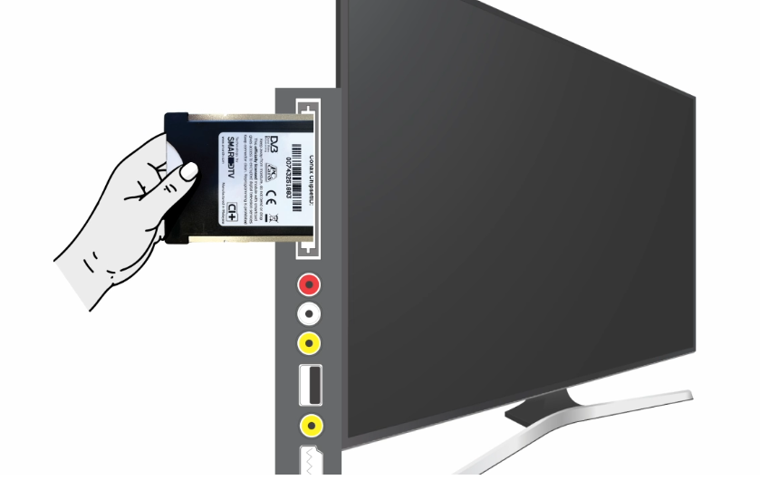 Поставяне на Ка модул в телевизора